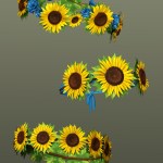 Sunflower Headbands for Genesis 8 and 8.1 Females Sunflower Headbands for Genesis 8 and 8.1 Females