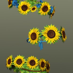 Sunflower Headbands for Genesis 8 and 8.1 Females Sunflower Headbands for Genesis 8 and 8.1 Females