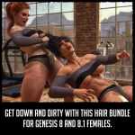Pulled Hair Bundle For G8F Pulled Hair Bundle For G8F