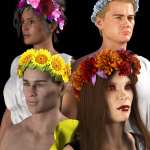 SY Flower Crowns for Genesis 8 and 8.1 SY Flower Crowns for Genesis 8 and 8.1