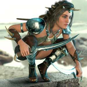 Warrior Queen Outfit V1 for Genesis 8 and 8.1 Female Warrior Queen Outfit V1 for Genesis 8 and 8.1 Female
