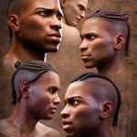Corn Row Hair Set for Genesis 8.1 and Genesis 8 Males Corn Row Hair Set for Genesis 8.1 and Genesis 8 Males