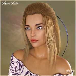 Prae-Nian Hair For G8 Daz Prae-Nian Hair For G8 Daz