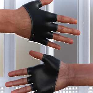 Fingerless Gloves for Genesis 8 Males Fingerless Gloves for Genesis 8 Males