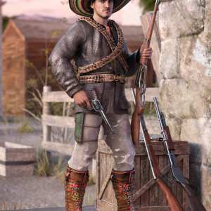 Guerrillero Outfit for Genesis 8 and 8.1 MalesRepost  Guerrillero Outfit for Genesis 8 and 8.1 MalesRepost