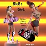 Sk8r GrL for Genesis 8 Females Sk8r GrL for Genesis 8 Females