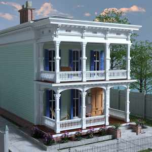 MS20 New Orleans Garden District House for DAZ Studio 4.9 Iray MS20 New Orleans Garden District House for DAZ Studio 4.9 Iray