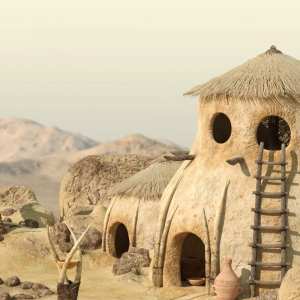 v176 Desert Tribe Hut v176 Desert Tribe Hut