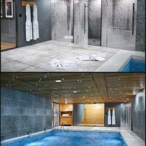 Winter Vacation Swimming Pool Winter Vacation Swimming Pool