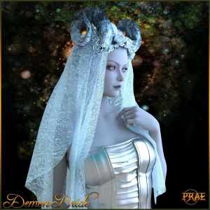 Prae-Demon Bride Headdress for G8 Daz Prae-Demon Bride Headdress for G8 Daz