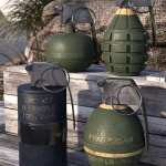 Military Props Grenades Military Props Grenades