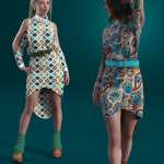 dForce Cold Shoulder: Patterned Knit Textures dForce Cold Shoulder: Patterned Knit Textures