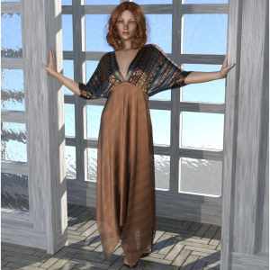dForce – Saffron Dress for G8F dForce – Saffron Dress for G8F