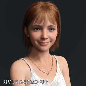 River Character Morph for Genesis 8 Females River Character Morph for Genesis 8 Females