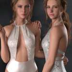 CHB Elegant Bodysuit and Earrings for Genesis 9 CHB Elegant Bodysuit and Earrings for Genesis 9