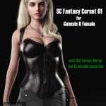 SC Solo Fantasy Corset 01 for Genesis 8 Female SC Solo Fantasy Corset 01 for Genesis 8 Female