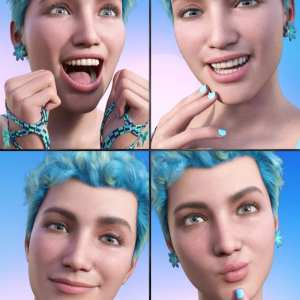 Good Vibes Expressions for Genesis 8.1 Female Good Vibes Expressions for Genesis 8.1 Female