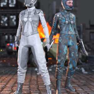Sci-Fi Gravity Suit Outfit for Genesis 8 and 8.1 Females Sci-Fi Gravity Suit Outfit for Genesis 8 and 8.1 Females