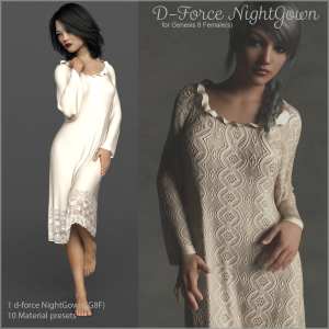 D-Force NightGown for G8F D-Force NightGown for G8F