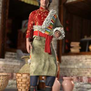 dForce AA Tibetan Outfit for Genesis 9 dForce AA Tibetan Outfit for Genesis 9