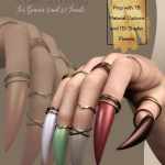 Harmony Claws and Rings for Genesis 8 and 8.1 Females Harmony Claws and Rings for Genesis 8 and 8.1 Females