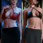 Criss Cross Outfit Set for Genesis 9 Criss Cross Outfit Set for Genesis 9