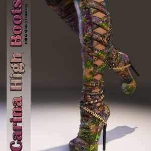 Carina High Boots Genesis 3 Female(s) Carina High Boots Genesis 3 Female(s)