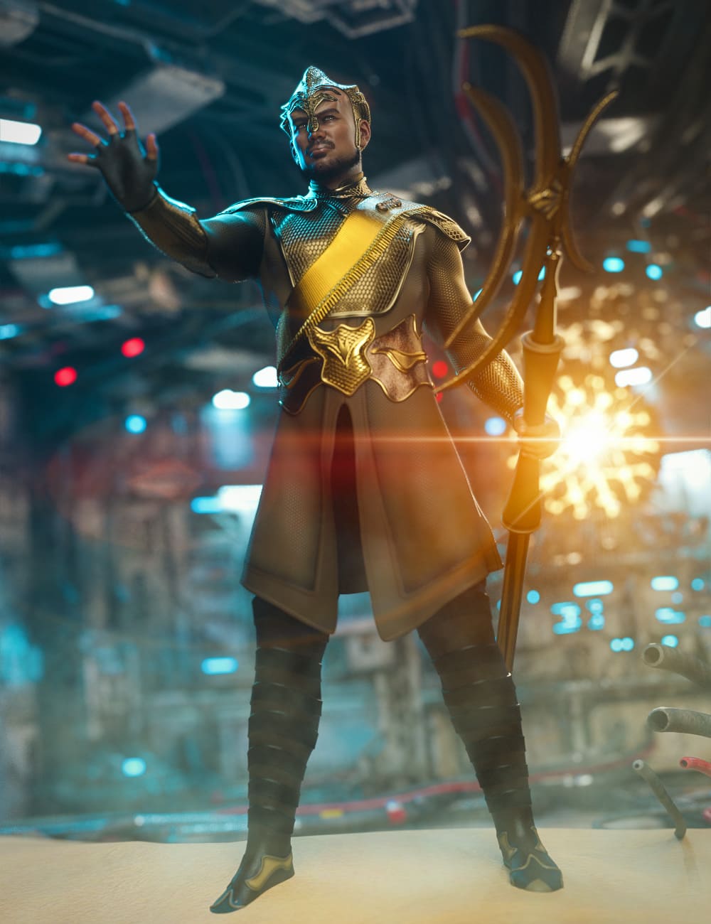 Alien Guard Outfit for Genesis 8 Male Alien Guard Outfit for Genesis 8 Male