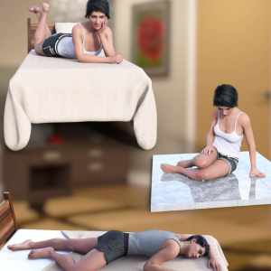 Lying and Resting Poses for Genesis 8.1 Lying and Resting Poses for Genesis 8.1