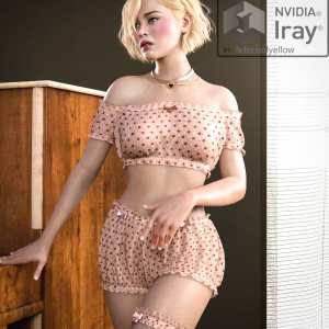 dforce bonne nuit clothing for G8F dforce bonne nuit clothing for G8F