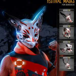 Artisan Festival Masks for Genesis 8 Artisan Festival Masks for Genesis 8