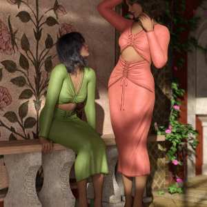 dForce MK Stretch Sheath Skirt for Genesis 9 dForce MK Stretch Sheath Skirt for Genesis 9
