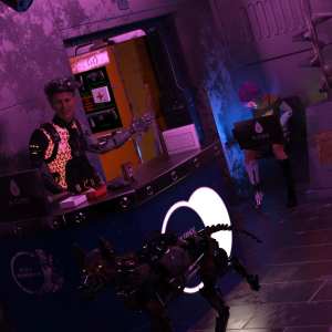 Compact Cyberpunk Apartment Lobby Compact Cyberpunk Apartment Lobby