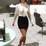dForce Elegant Office Outfit for Genesis 9 dForce Elegant Office Outfit for Genesis 9