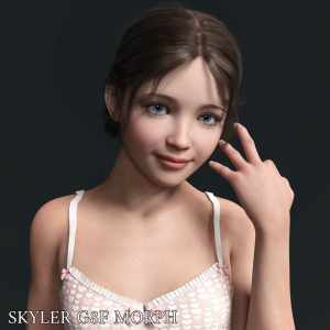Skyler Character Morph For Genesis 8 Females Skyler Character Morph For Genesis 8 Females