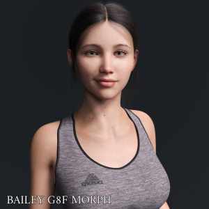 Bailey Character Morph For Genesis 8 Females Bailey Character Morph For Genesis 8 Females