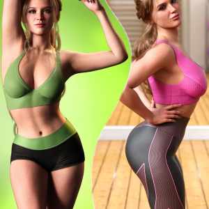 Z Fitness Goddess Shape and Pose Mega Set for Genesis 9 Z Fitness Goddess Shape and Pose Mega Set for Genesis 9