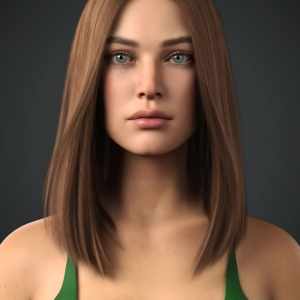 Dalila Hair For Genesis 8 and 8.1 Female Dalila Hair For Genesis 8 and 8.1 Female