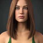 Dalila Hair For Genesis 8 and 8.1 Female Dalila Hair For Genesis 8 and 8.1 Female