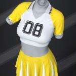 dForce SU Cheerleader Outfit for Genesis 9, 8.1, and 8 Female dForce SU Cheerleader Outfit for Genesis 9, 8.1, and 8 Female