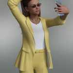 dForce Spring Blazer Outfit for Genesis 8 and 8.1 Females dForce Spring Blazer Outfit for Genesis 8 and 8.1 Females