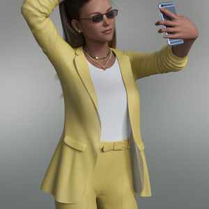 dForce Spring Blazer Outfit for Genesis 8 and 8.1 Females dForce Spring Blazer Outfit for Genesis 8 and 8.1 Females