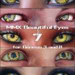 MMX Beautiful Eyes 7 for Genesis 3, 8, and 8.1 MMX Beautiful Eyes 7 for Genesis 3, 8, and 8.1