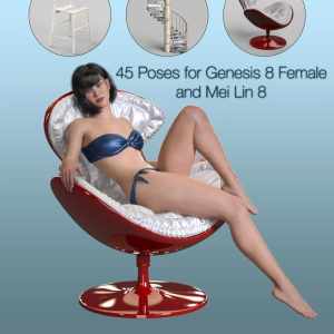S3D Studio Poses and Props for Genesis 8 Female(s) S3D Studio Poses and Props for Genesis 8 Female(s)