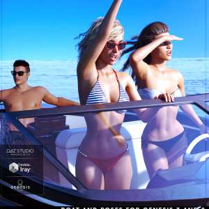 Z Luxury Boat and Poses for Genesis 3 and 8 Z Luxury Boat and Poses for Genesis 3 and 8
