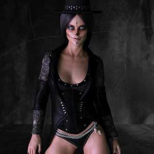 X-Fashion Doctor Skeleton Costume for Genesis 8 Females X-Fashion Doctor Skeleton Costume for Genesis 8 Females