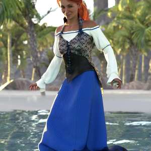 dForce Into the Sea Outfit for Genesis 8 and 8.1 Females dForce Into the Sea Outfit for Genesis 8 and 8.1 Females