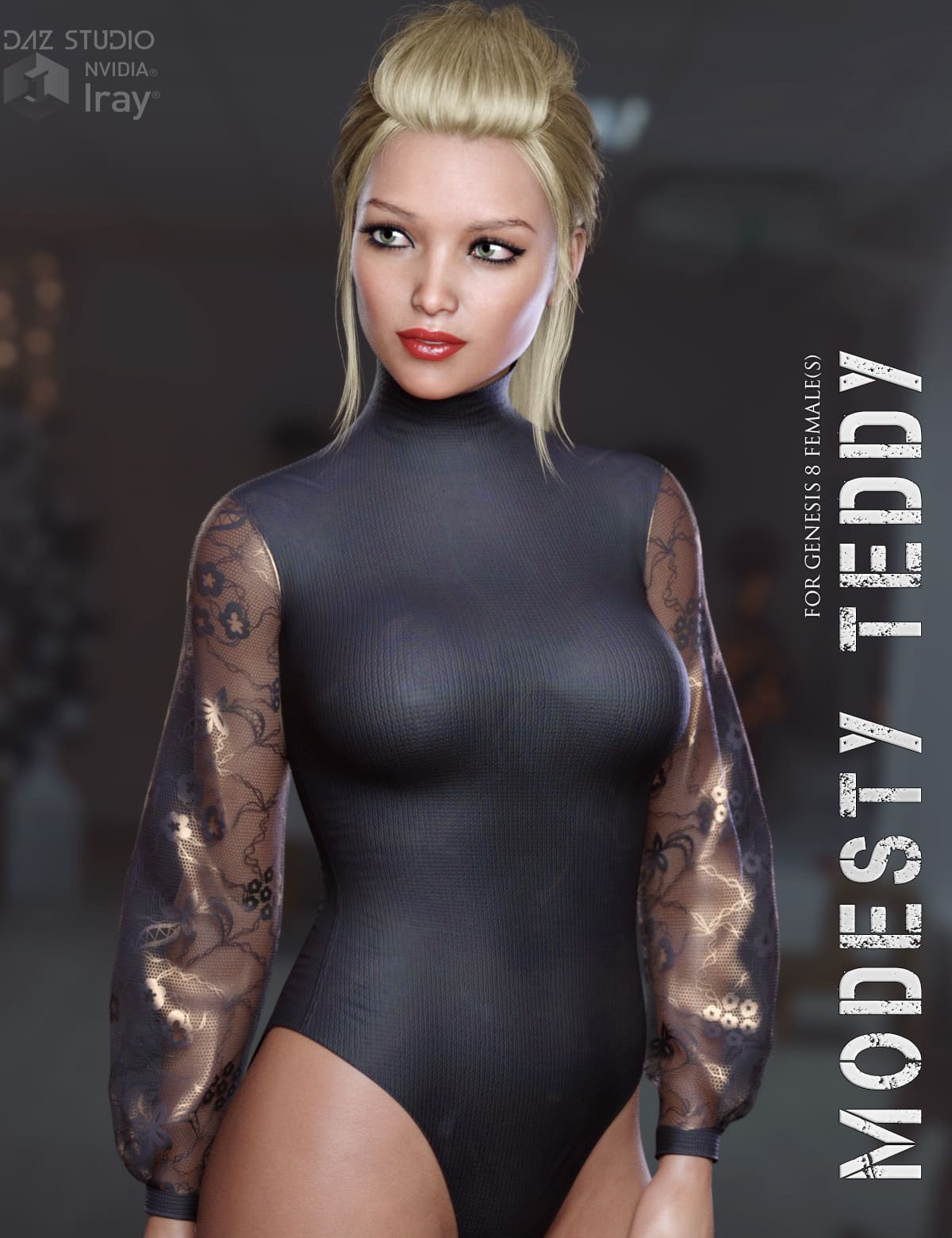 Modesty Teddy for Genesis 8 Females Modesty Teddy for Genesis 8 Females
