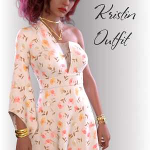 dForce Kristin Dress for Genesis 8 Females dForce Kristin Dress for Genesis 8 Females