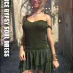 dForce Gypsy Soul Dress G8G8.1F dForce Gypsy Soul Dress G8G8.1F